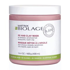 Mask kahjustatud juustele Matrix Biolage R.A.W. Re-Hab 400 ml цена и информация | Средства для укрепления волос | hansapost.ee