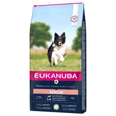 Eukanuba Senior S/M полноценный корм для пожилых собак с ягненком и рисом 12кг цена и информация | Сухой корм для собак | hansapost.ee