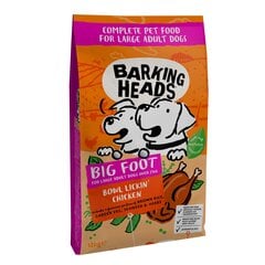 Barking Heads для крупных пород собак Large Adult​ Bowl Lickin Chichen, 12 кг цена и информация | Сухой корм для собак | hansapost.ee