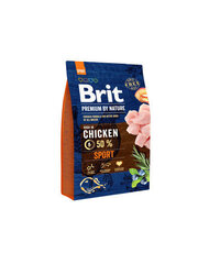 Kuivtoit koertele BRIT Premium By Nature Sport 3 kg цена и информация | Сухой корм для собак | hansapost.ee
