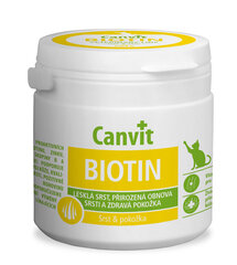 Canvit Biotin витамины для кошек в таблетках N100 100г цена и информация | Витамины, добавки и средства от паразитов для кошек | hansapost.ee