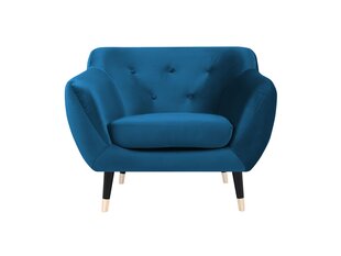 Кресло Mazzini Sofas Amelie, синее/черное цена и информация | Кресла | hansapost.ee