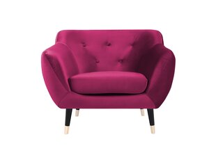 Кресло Mazzini Sofas Amelie, розовое/черное цена и информация | Кресла | hansapost.ee