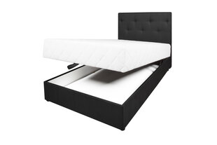 Кровать Boxy No.3, 120x200 см, черная цена и информация | Кровати | hansapost.ee