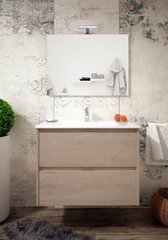 Комплект мебели для ванной комнаты Teka Inca Combo 2S, 100 см, цвет дуба цена и информация | Комплекты в ванную | hansapost.ee
