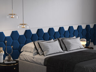 Мягкие настенные панели, 3 шт., Kooko Home Thais R6, синие цена и информация | Мягкие стеновые панели | hansapost.ee