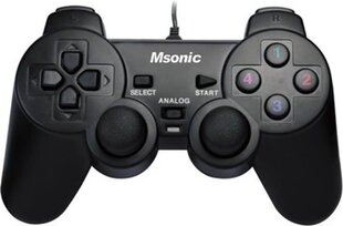 Игровой контроллер Msonic MN3329BK для PC цена и информация | Игровые рули | hansapost.ee