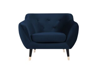Кресло Mazzini Sofas Amelie, темно-синее/черное цена и информация | Кресла | hansapost.ee
