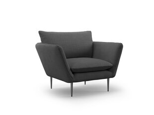 Кресло Mazzini Sofas Verveine, темно-серое/черное цена и информация | Кресла | hansapost.ee