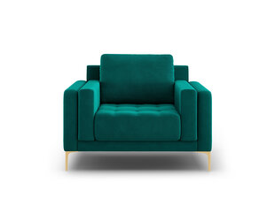 Кресло Mazzini Sofas Orrino, зеленое/золотое цена и информация | Кресла | hansapost.ee