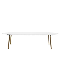 Обеденный стол Belina, белый/коричневый цена и информация | Кухонные и обеденные столы | hansapost.ee