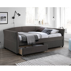 Кровать Genesis, 90x200см, серая цена и информация | Кровати | hansapost.ee