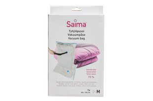 Saima вакуумный мешок для одежды, 80x100 см цена и информация | Вешалки и мешки для одежды | hansapost.ee
