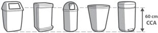 Мешки для мусора Tescoma Clean Kit, 60 л, 15 шт. цена и информация | Мусорные мешки | hansapost.ee