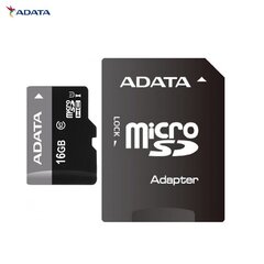 ADATA Premier UHS-I 16 GB, MicroSDHC, Fl цена и информация | Карты памяти для телефонов | hansapost.ee