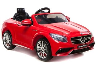 Elektriauto lastele Mercedes S63 AMG, punane hind ja info | Elektrilised autod lastele | hansapost.ee