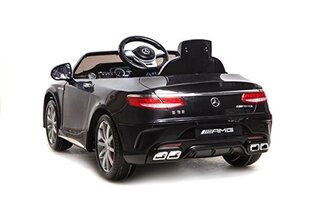 Elektriauto lastele Mercedes S63 AMG, must hind ja info | Elektrilised autod lastele | hansapost.ee