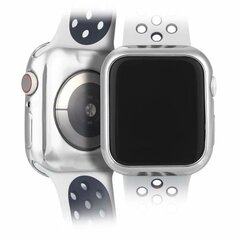 Kaitseümbris Apple Watch 4 40mm silver and transparent hind ja info | Nutikellade aksessuaarid ja tarvikud | hansapost.ee