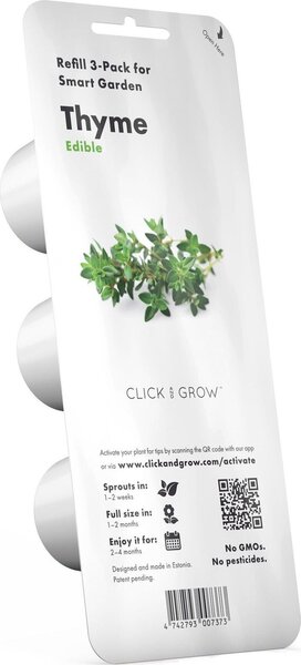Click & Grow Smart Garden refill Tüümian 3tk hind ja info | Idandamiseks | hansapost.ee
