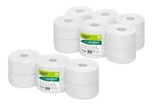 Туалетная бумага Wepa Comfort Jumbo, 2 сл., 380 м, из вторсырья, белая цена и информация | Туалетная бумага, бумажные полотенца | hansapost.ee