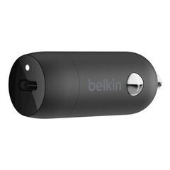 Belkin 20W autolaadija Belkin CCA003BT04BK USB-C PD + USB-C / Lightning цена и информация | Зарядные устройства для телефонов | hansapost.ee