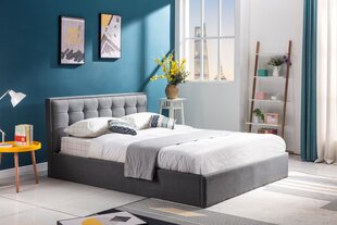 Кровать Halmar Padva, 160х200 см, серая цена и информация | Кровати | hansapost.ee