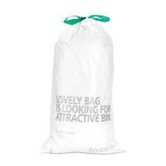 Мешки для мусора PerfectFit (23-30 л), 20 мешков (код G) White цена и информация | Мусорные мешки | hansapost.ee