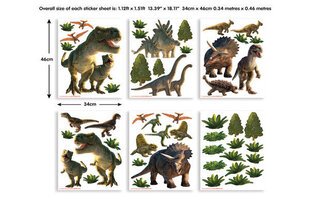 Наклейки Dino Adventure цена и информация | Декоративные наклейки | hansapost.ee