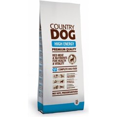 Cухой корм для взрослых, активных собак Country dog high energy 15 кг  цена и информация | Сухой корм для собак | hansapost.ee