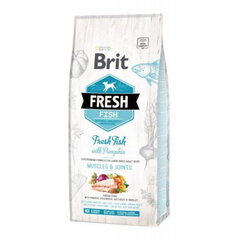 Brit Fresh Fish & Pumpkin Adult Large Muscles & Joints полноценный корм для взрослых собак 2,5 кг цена и информация | Сухой корм для собак | hansapost.ee