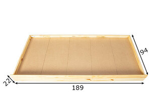 Ящик кровати Lati, 190 см, сосна цена и информация | Кровати | hansapost.ee