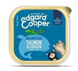 EDGARD COOPER консервы для кошек лосось/курица SEENIOR 85 гр. цена и информация | Консервы для кошек | hansapost.ee