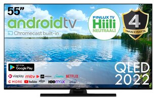 55 4K QLED Ultra HD Android™ Smart LED televiisor FIN