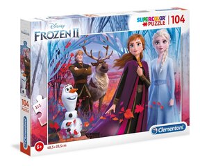 Головоломка/пазл Clementoni Frozen 2, 104 детали цена и информация | Пазлы | hansapost.ee