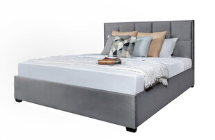 Кровать с ящиком для постельного белья NORE Liv, 180x200 см, серая цена и информация | Кровать БОНО, белая | hansapost.ee