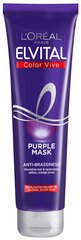  Маска для волос нейтрализующая желтый оттенок Elvital Color Vive Purple 150 мл цена и информация | Средства для укрепления волос | hansapost.ee