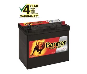 Aku BANNER Power Bull 45Ah 360A цена и информация | Аккумуляторы | hansapost.ee