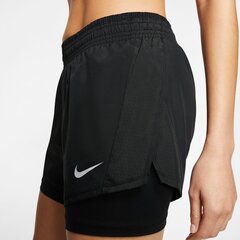 Nike naiste 2IN1 lühikesed püksid 10K, must hind ja info | Naiste lühikesed püksid | hansapost.ee