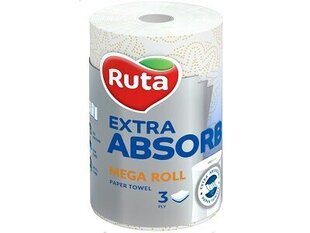 Бумажные полотенца Ruta Selecta Mega roll,3 слоя цена и информация | Туалетная бумага, бумажные полотенца | hansapost.ee