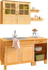 Набор мебели для кухни из 5 частей Notio Living Dennis 50, светло-коричневый цена и информация | Кухонные гарнитуры | hansapost.ee