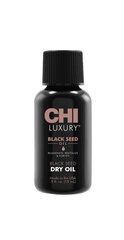 CHI Luxury Black Seed Dry Oil Сухое масло для волос 15ml цена и информация | Маски, масла, сыворотки | hansapost.ee