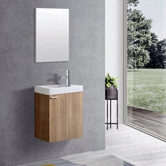 Комплект мебели для ванной NORE Dona, коричневый цена и информация | Комплекты в ванную | hansapost.ee
