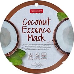 Маска для лица с экстрактом кокоса Purederm 18 г цена и информация | Маски для лица, патчи для глаз | hansapost.ee