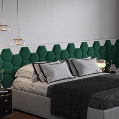 Мягкие настенные панели, 3 шт., Windsor & Co Atria R7, зеленые цена и информация | Мягкие стеновые панели | hansapost.ee
