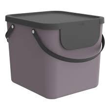 Коробка для сортировки мусора Rotho Albula, 40 л, фиолетовая цена и информация | Мусорные ведра | hansapost.ee