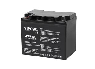 Свинцовый аккумулятор Vipow 12В 75Ач цена и информация | Аккумуляторы | hansapost.ee