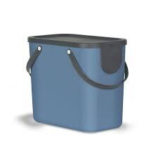 Комплект контейнеров для сортировки отходов Rotho Albula, 25 л+6 л, синий цена и информация | Мусорные ведра | hansapost.ee