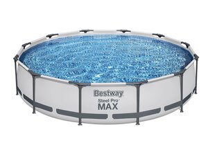 Каркасный бассейн с фильтром для воды Bestway Steel Pro, 366x76 см, синий цена и информация | Бассейны | hansapost.ee