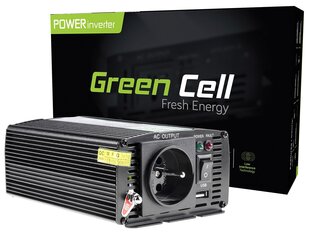Инвертор мощности Green Cell от 24 В до 230 В от 300 Вт/600 Вт модифицированная синусоидальная волна цена и информация | Преобразователи напряжения | hansapost.ee