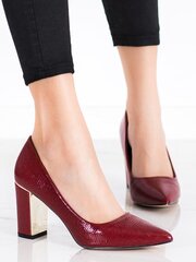 Naiste kontsaga kingad, punane 891217514 hind ja info | Kingad naistele | hansapost.ee